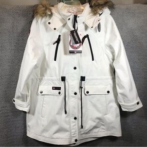 Canada Weather Gear Parka Coat Women Insulated Faux Fur Hooded Winter Jacket